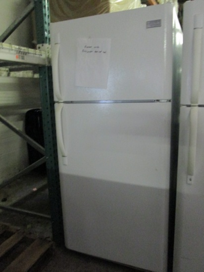 Frigidaire White Top Mount Refrigerator