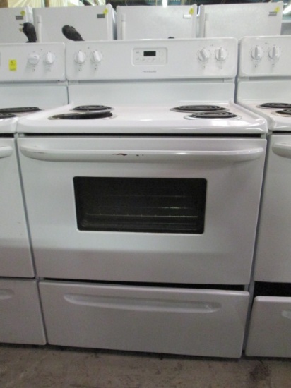 Frigidaire Electric Coil Eye White Stove