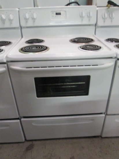 Frigidaire Electric Coil Eye White Stove