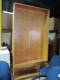 Large Maple Bookcase with 6 Adjustable Shelves