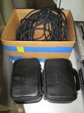 Two Microphone Cases and AV Cable