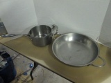 Stainless Steel Commercial Grade Round Multi-Use Pan and Sauce Pan