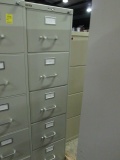 Steelcase Beige 5 Drawer Metal File Cabinet