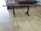 Wood Grain Laminate Work Table