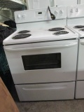 Frigidaire Electric Coil Eye White Stove