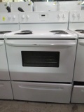 Frigidaire Electric Coil Eye White Stove