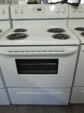 Frigidaire Electric Coil Eye White Stove