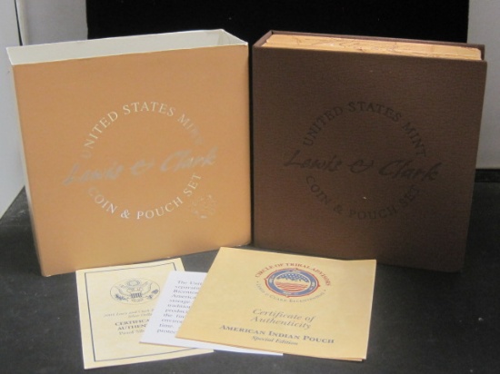 Lewis and Clark Coin and Pouch Set