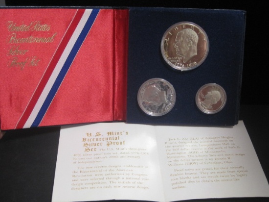 1976 US Bicentennial Silver Proof Set