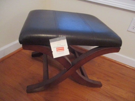 Like New Thres-Hold X Bench Faux Leather Bench
