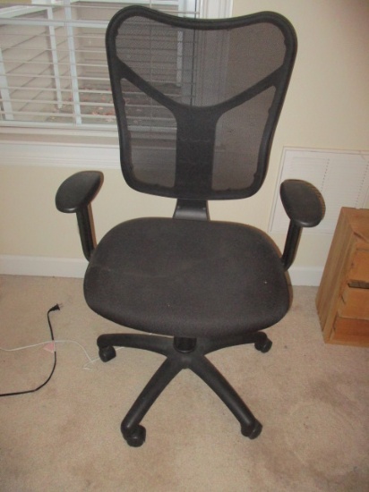 Ergonomic Black Rolling Office Chair