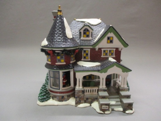2002 Dept. 56 Snow Village "1224 Kissing Claus Lane"