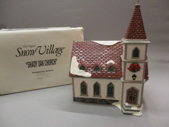 1994 Dept. 56 Snow Village "Shady Oak Church"