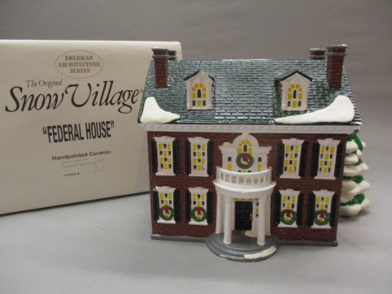 1994 Dept. 56 Snow Village "Federal House"