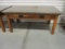 Grove Park Inn Teak Coffee Table w/ Blackstar Granite Top