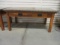 Grove Park Inn Teak Coffee Table w/ Blackstar Granite Top