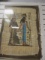 Handpainted Egyptian Papyrus Cleopatra Painting