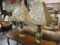 Pair of Midcentury Asian Embossed Table Lamps