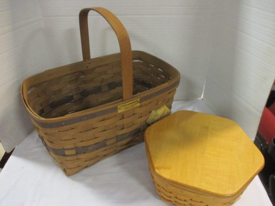 Two Signed Longaberger Baskets