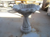 Concrete 2 Piece Bird Bath