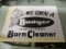 Badger Barn Cleaner tin sign