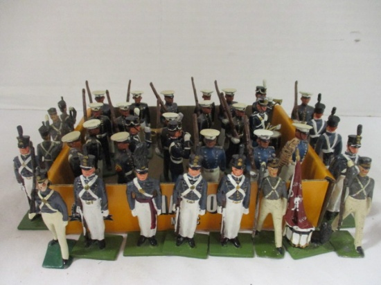 Vintage LMM Handpainted Historical Metal Model Soldiers