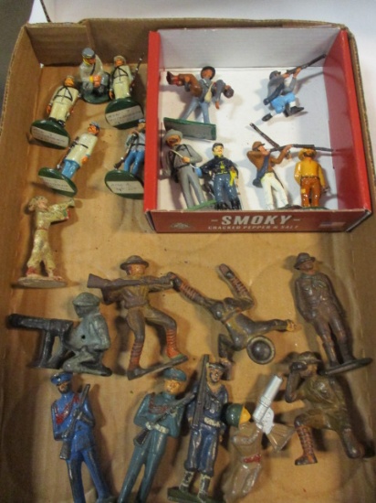 Vintage Handpainted Historical Metal Model Soldiers