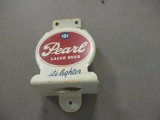 Pressed Steel Litho Pearl Beer Wall Bottle Opener