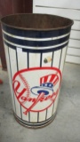 New York Yankees Metal Waste Can