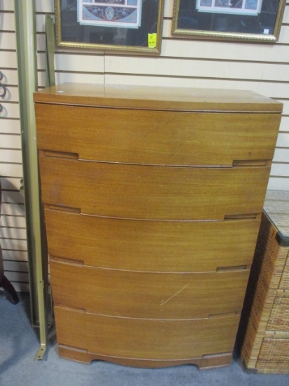 Maple Wood 5 Drawer Chest of Drawers