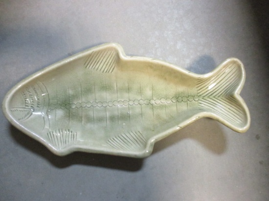 Pottery Fish Platter