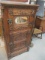 Antique Ornately Carved Victorian Oak Ice Box