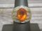 14k Gold Mexican Fire Opal and Diamond Ring- Appraised at $2,650!