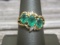 14k Gold Emerald and Diamond Ring- Appraised at $1,950!
