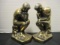 Pair of Cast Metal 