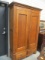 Antique Oak Knockdown Wagon Wardrobe