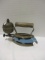 Antique Blue Coleman Steam Iron