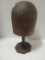 Antique Wooden Milliners Hat Block