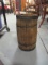 Antique Wood Banded Nail Barrel