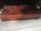 Vintage Cedar Under the Bed Blanket Bed w/ Wood Wheels