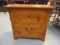 Small Pine 2 Drawer Farmhouse Style Chest