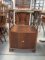 Vintage Mahogany Bowfront Telephone Cabinet