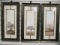 Three Sepia Tone Barren Tree Landscapes