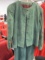 Ivey's Thoroughbred Petites Green Suede Jacket and Skirt