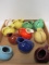 Large Grouping of 1950s American Pottery Ball Creamers