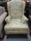 Suggs & Hardin Floral Upholstered Wingback Chair