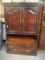 Traditional Wood Entertainment Center Armoire