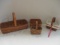 4 Signed and Dated Longaberger Baskets