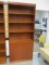 4 Adjustable Shelves with Bottom Hutch Wood Bookcase