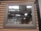 Silver Framed Beveled Edge Mirror